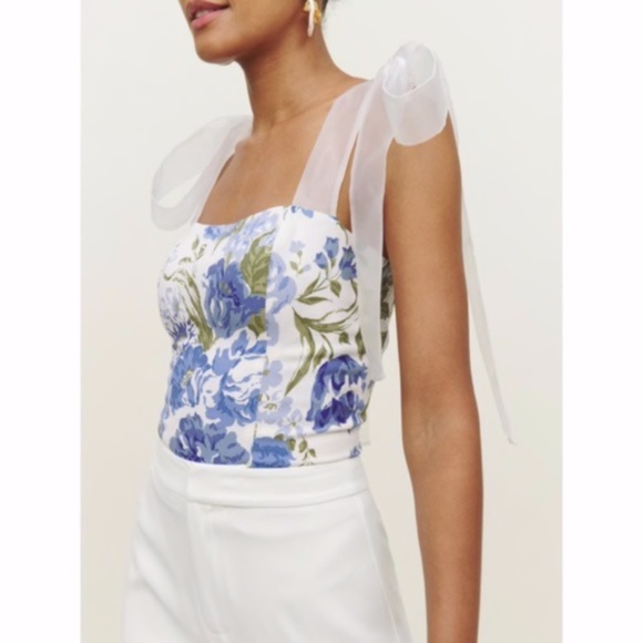 NEW Reformation Zoey Top Lucca 8 - Picture 13 of 17